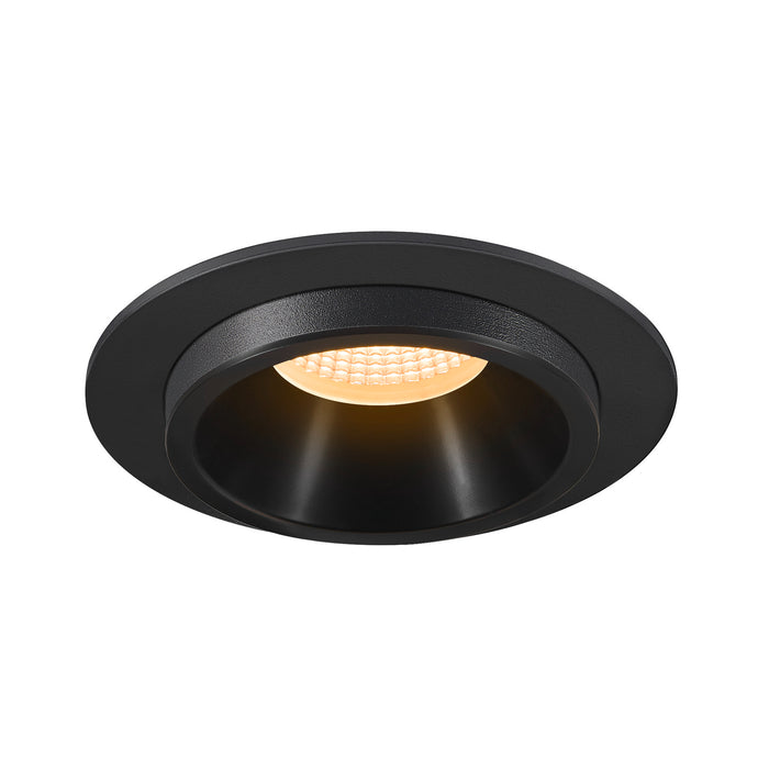 NUMINOS PROJECTOR L recessed ceiling light, 3000 K, 20°, cylindrical, black / black
