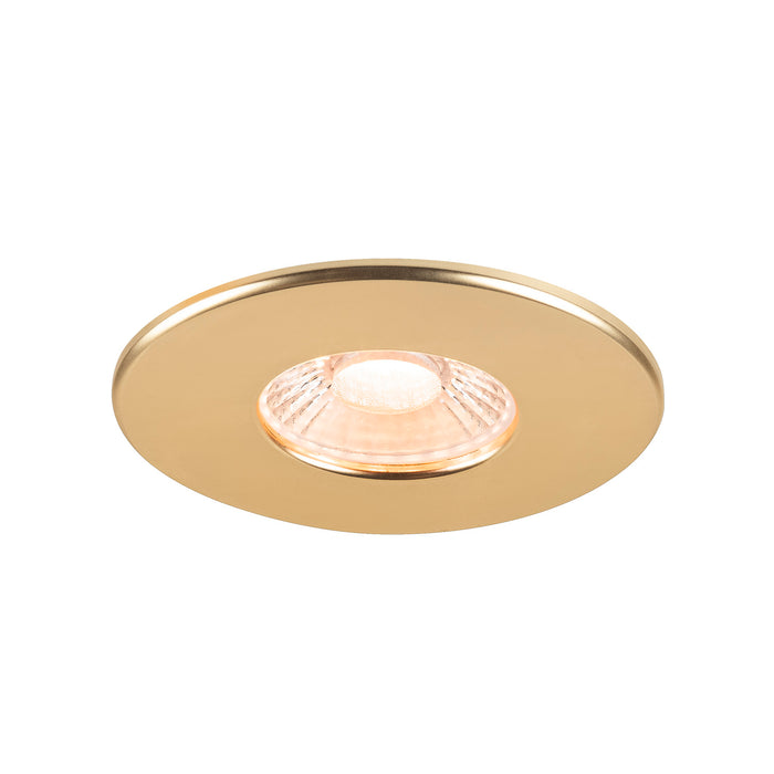 UNIVERSAL DOWNLIGHT cover, for downlight IP20, pivoting, round, gold matt
