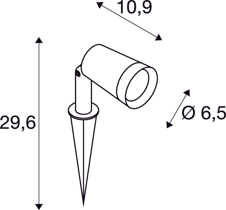 SYNA PLANT ground spike light 3000K IP65 36° 540lm