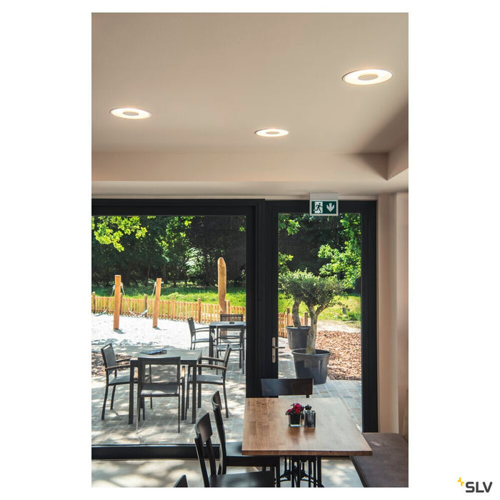 OCCULDAS 23, recessed fitting, LED, 3000K, round, white, 26W