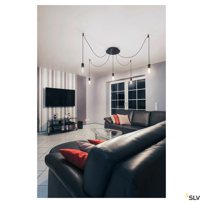 Ceiling hook, for FITU pendant, black, ceiling mounting