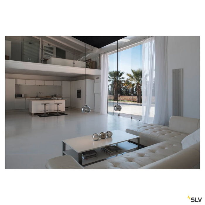 PVC line with fabric sheath, 3-pole, 10m, black