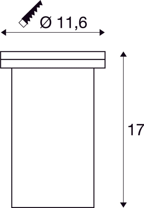 DASAR EXACT 116, outdoor inground fitting, QPAR51, IP67, round, stainless steel 316, max. 35W