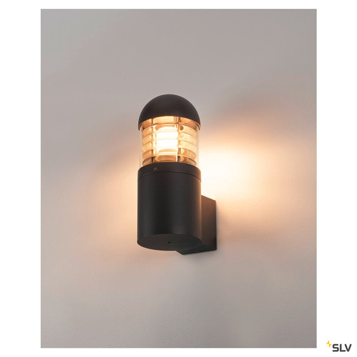 C-POL WALL, outdoor wall light, TC-(D,H,T,Q)SE, IP54, anthracite, max. 24W