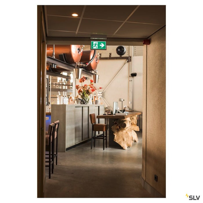 PICTOGRAM FOILS, for P-LIGHT emergency exit light, set of 3, L/H 35.3/16.5 cm